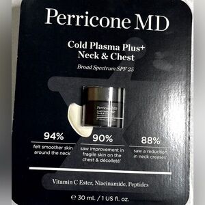 Perricone MD Cold Plasma Plus+ Neck & Chest 1 fl. oz. SPF 25 NEW SEALED